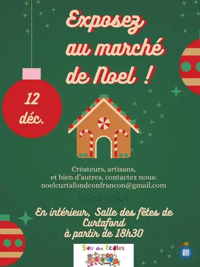 Affiche Marché de noel