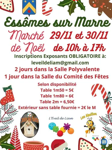 Affiche Marché de Noël L'éveil de Liam