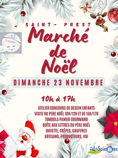 Affiche Marché de Noël les Frizouilles