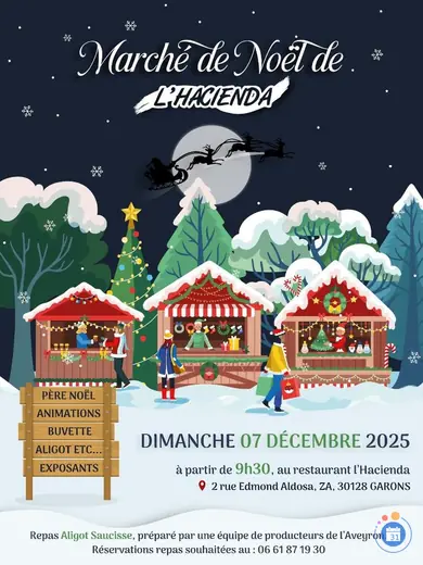 Affiche Marché de Noël