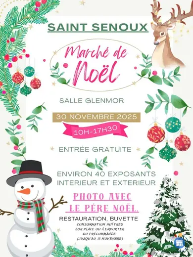 Affiche - Marché de Noël -