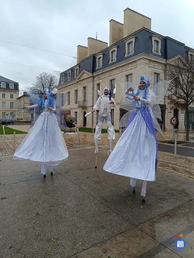 Affiche Marché de Noël 2025 d'Aiguillon (47)