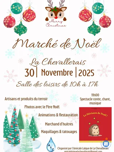 Affiche Marche de noel - La Chevallerais