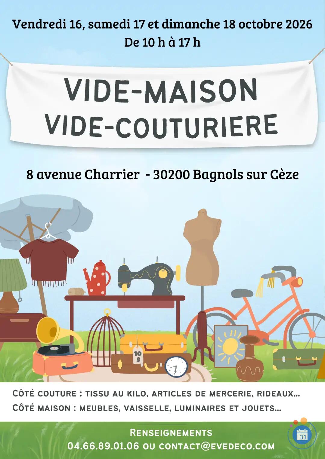 Image Vide Maison + vide couturière (photo 1)