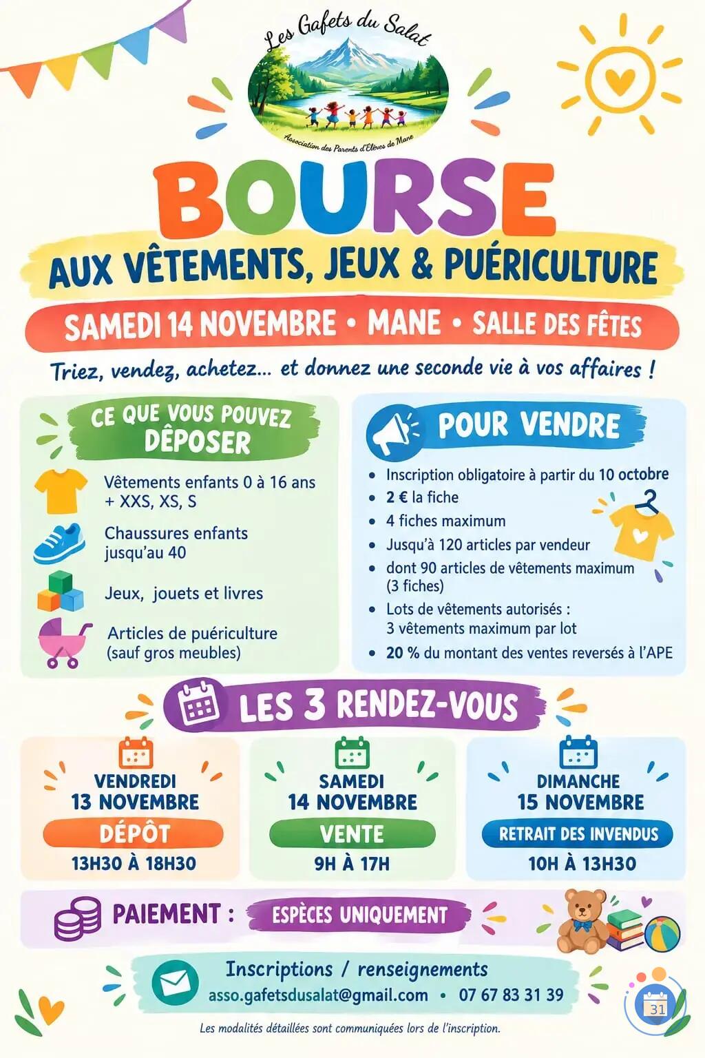 Image Bourse aux jouets, vêtements et puériculture (photo 1)