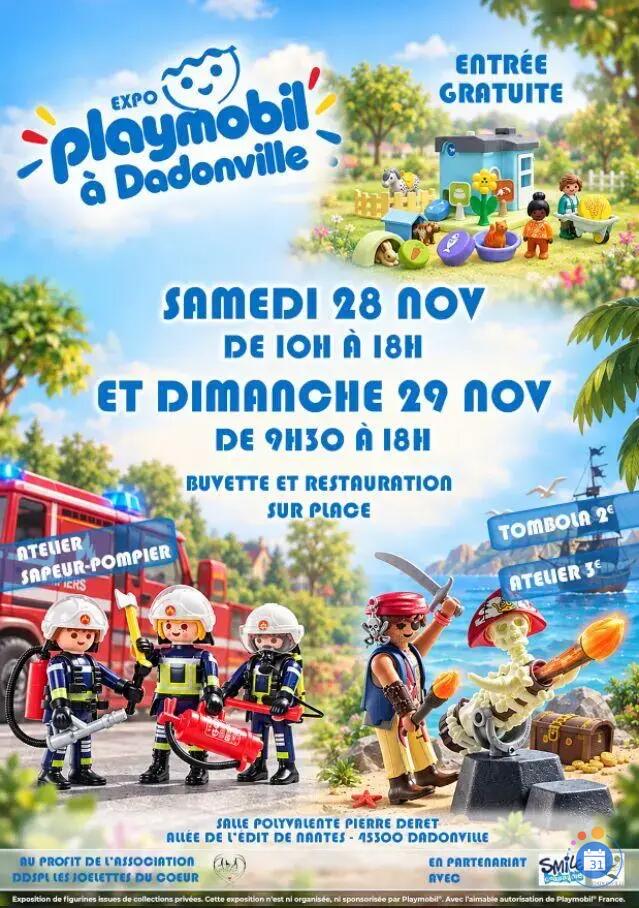 Image exposition vente de playmobil (photo 1)
