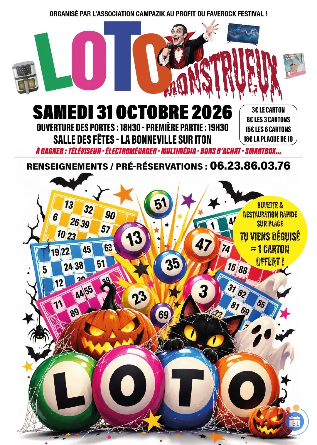 Image Loto monstrueux (photo 1)