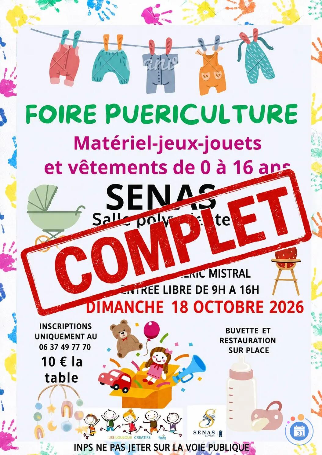 Image foire à la puériculture jeux matériel jouets vêtements 0 16 ans (photo 1)