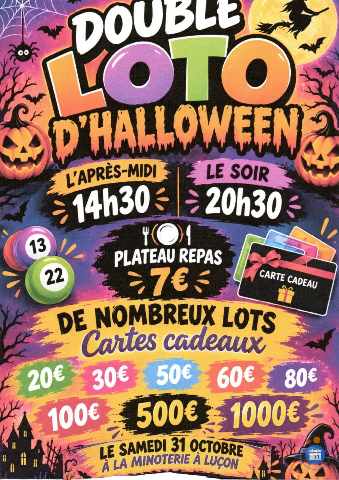 Image Double Loto D'HALLOWEEN (photo 1)