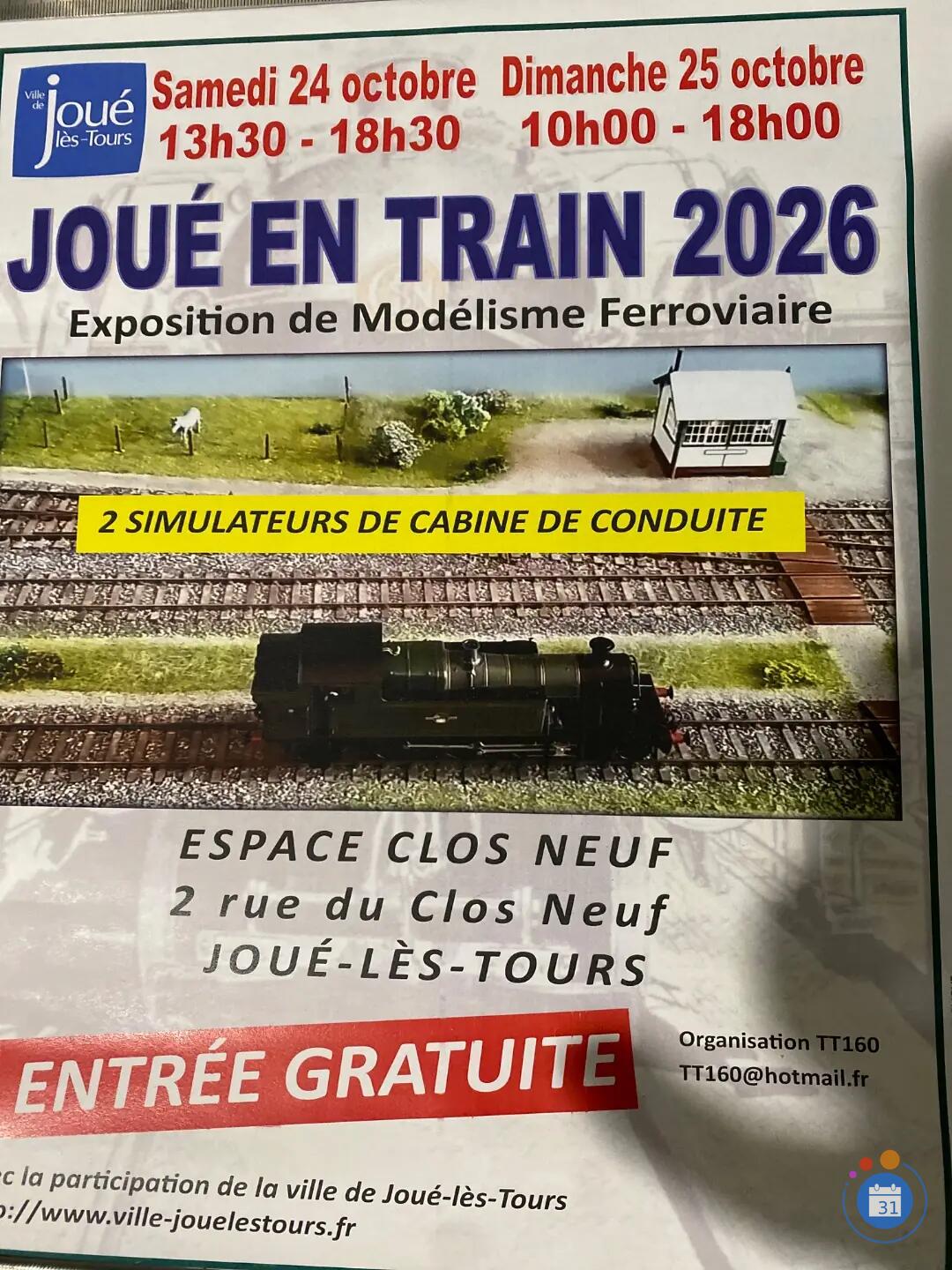 Image Joué en train 2026 (photo 1)