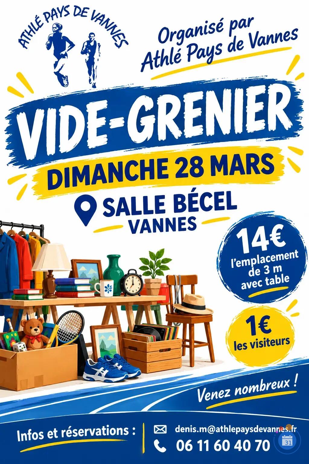 Image Vide grenier Athlé Pays de Vannes (photo 1)