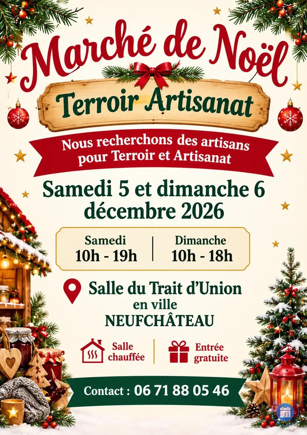 Image marché de noel terroir et artisanat (photo 1)