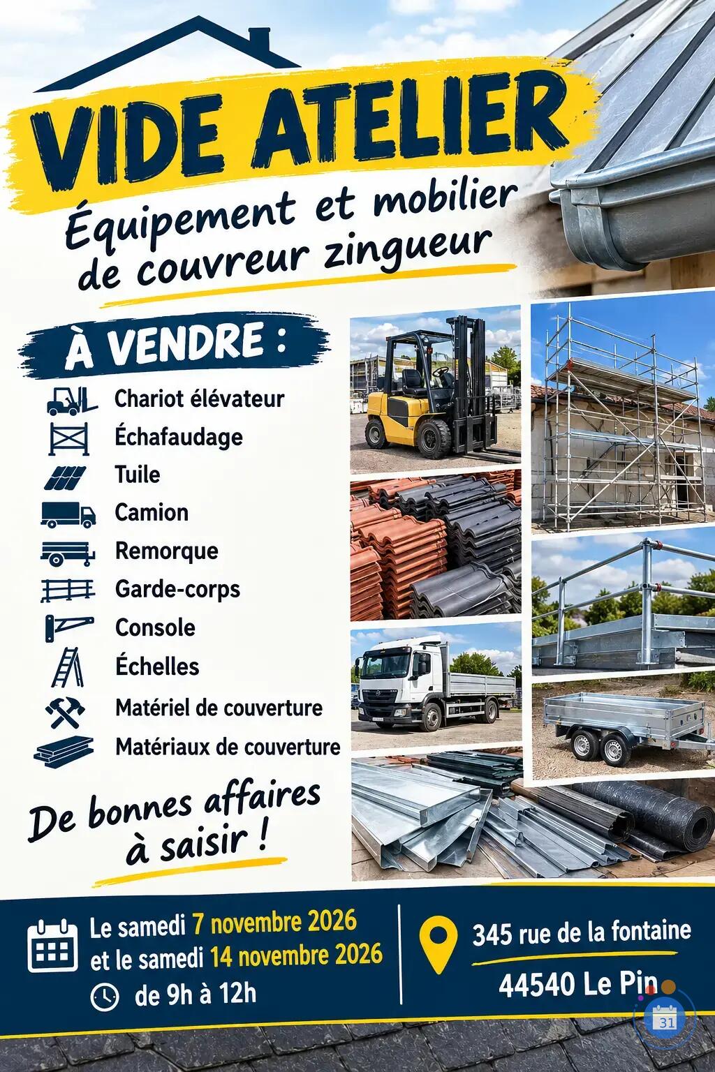 Image Vide Atelier Couvreur (photo 1)