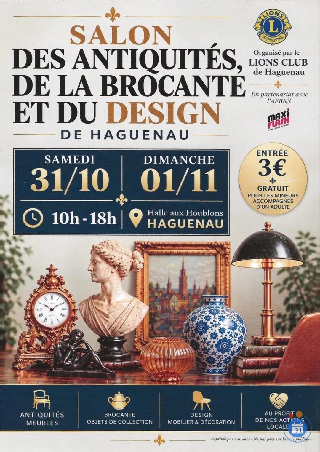 Image Salon de l’Antiquité, de la Brocante et du Design de Haguenau (photo 1)