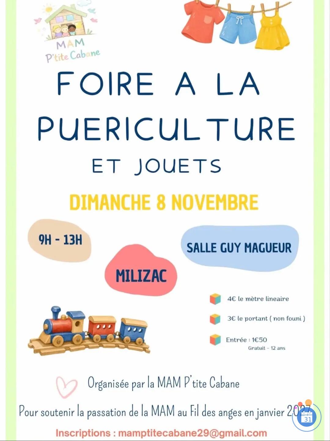 Image Foire à la puériculture passation MAM P’tite Cabane (photo 1)