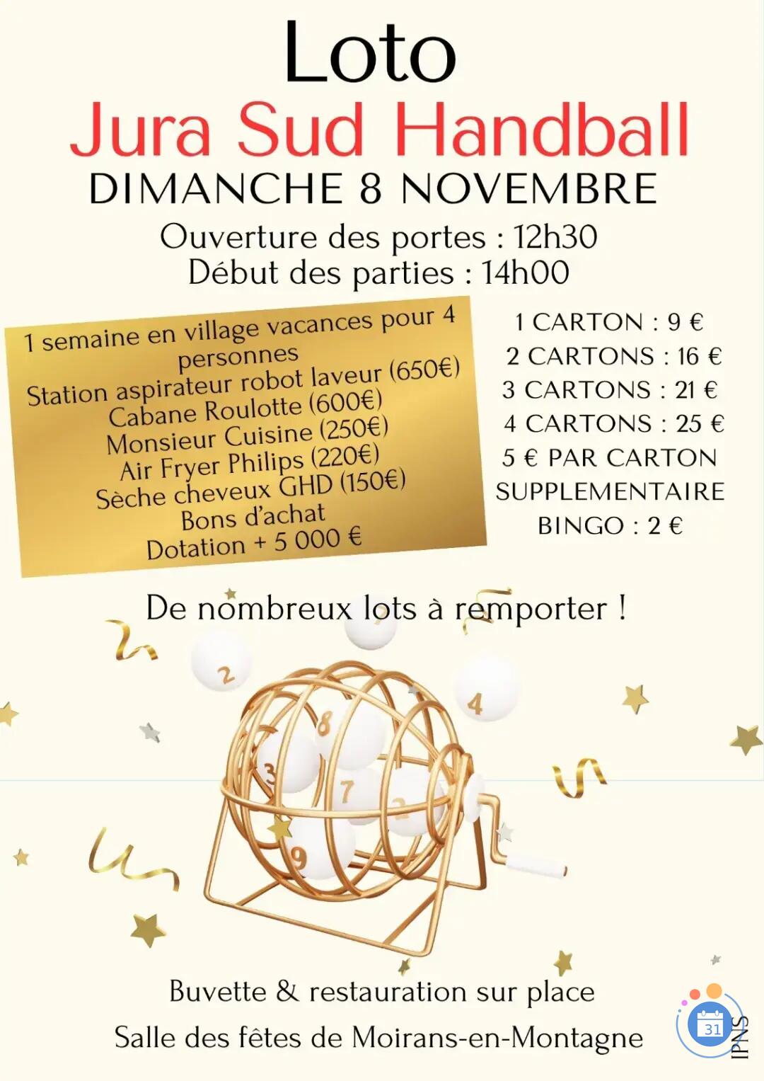Image Loto Jura sud handball (photo 1)