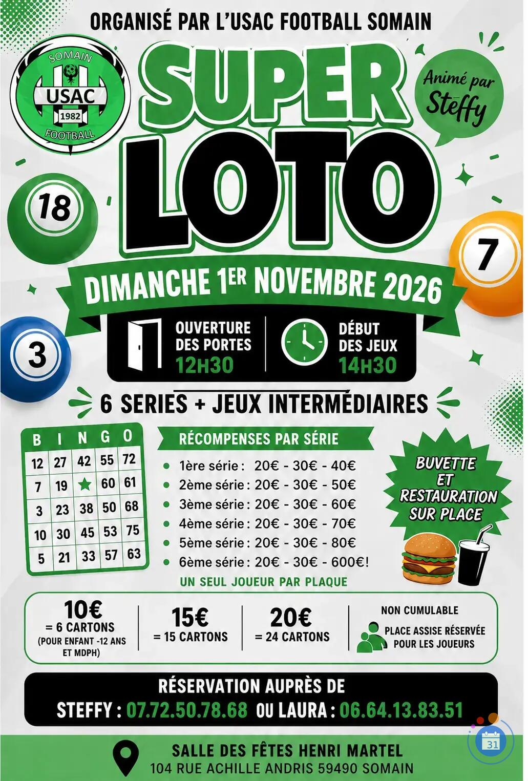 Image Loto USAC football somain (photo 1)
