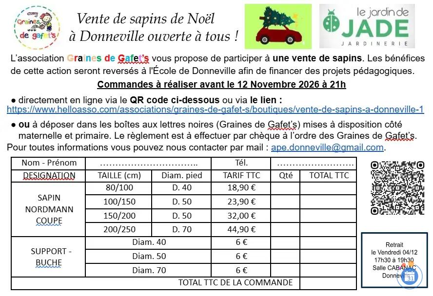 Image VENTE DE SAPINS (photo 2)