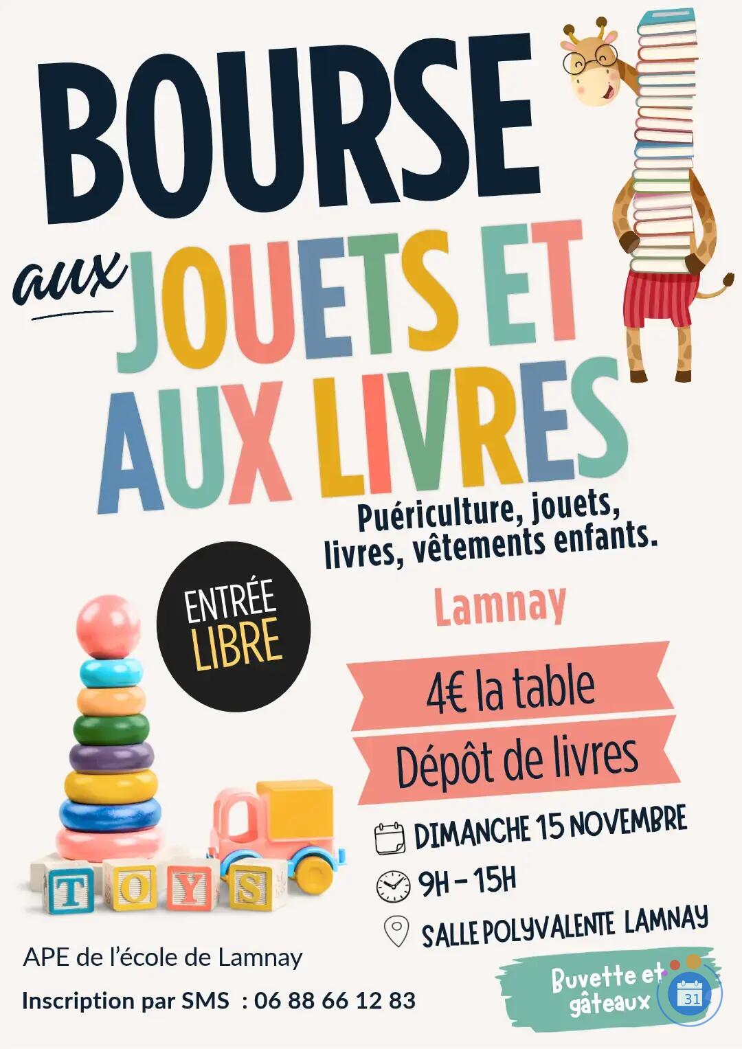 Image Bourse aux jouets et aux livres (photo 1)