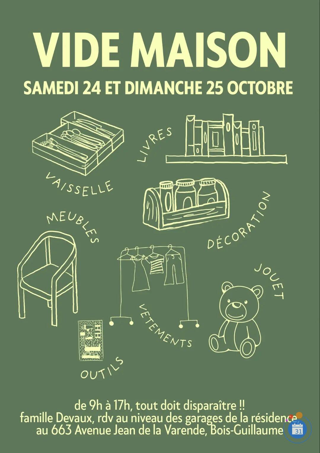 Image Vide maison - vide garage (grand tri déménagement) (photo 1)