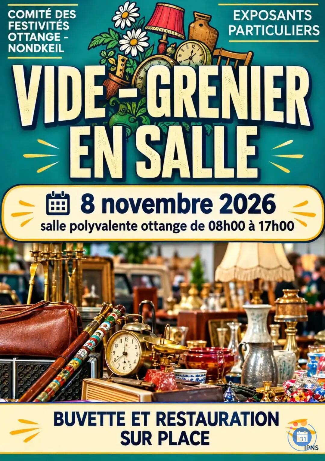 Image Vide grenier en salle (photo 1)