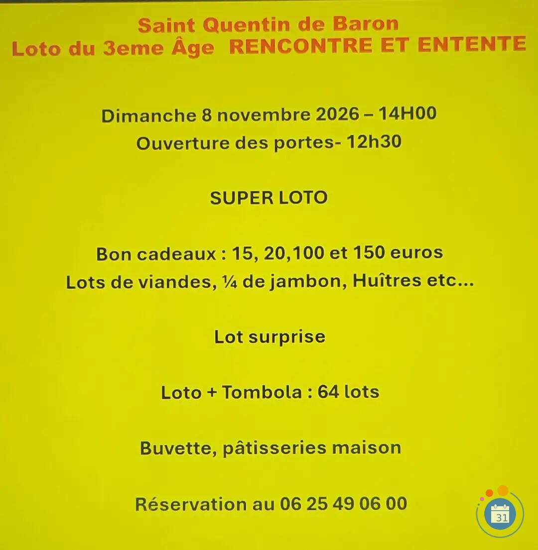 Image Loto du Club Rencontre et Entente (photo 1)