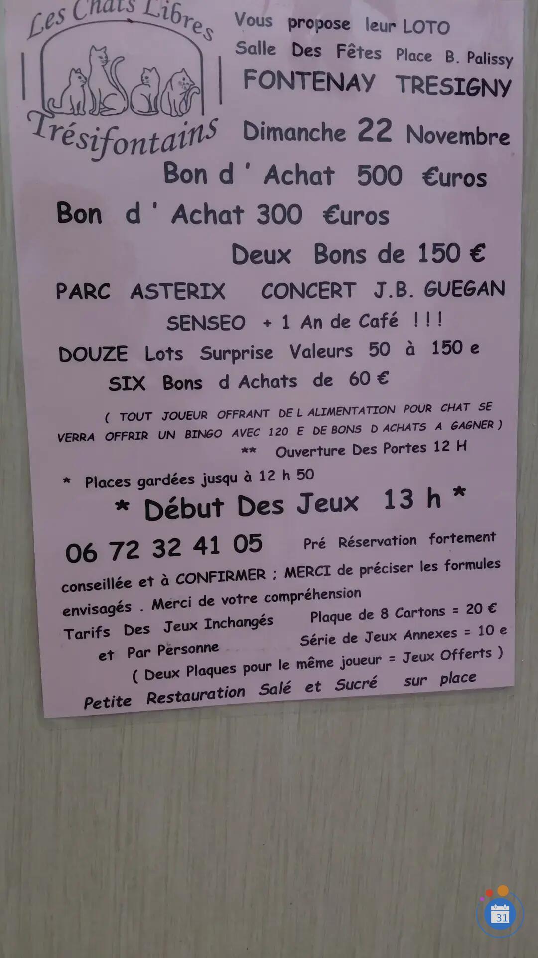 Image Loto les chats libres trésifontains (photo 1)