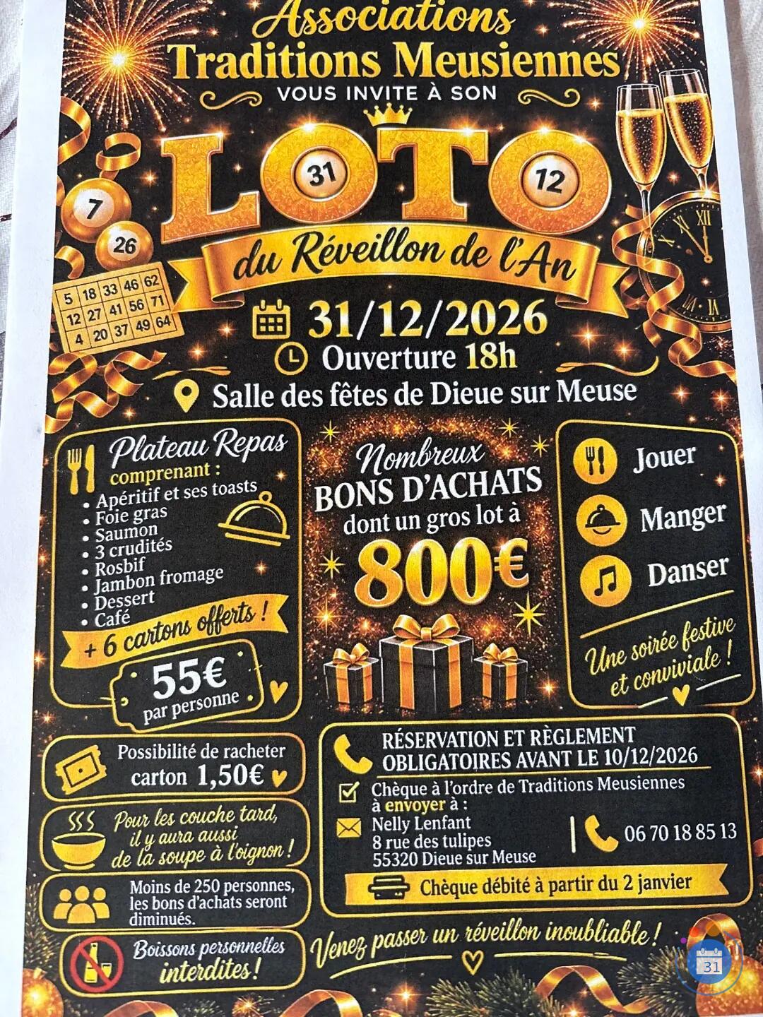 Image Réveillon loto (photo 1)