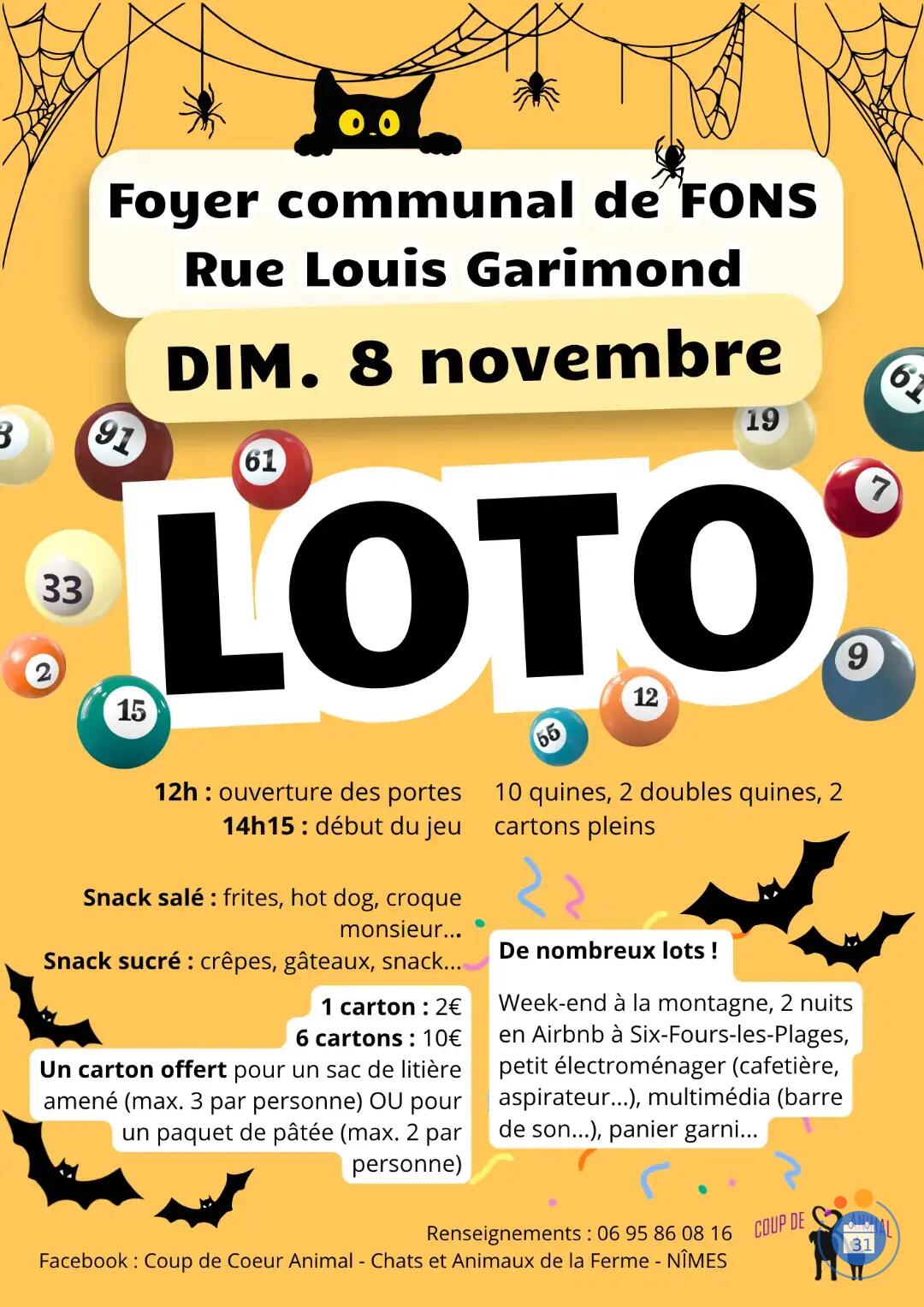 Image Loto - 8 novembre - Fons (photo 1)