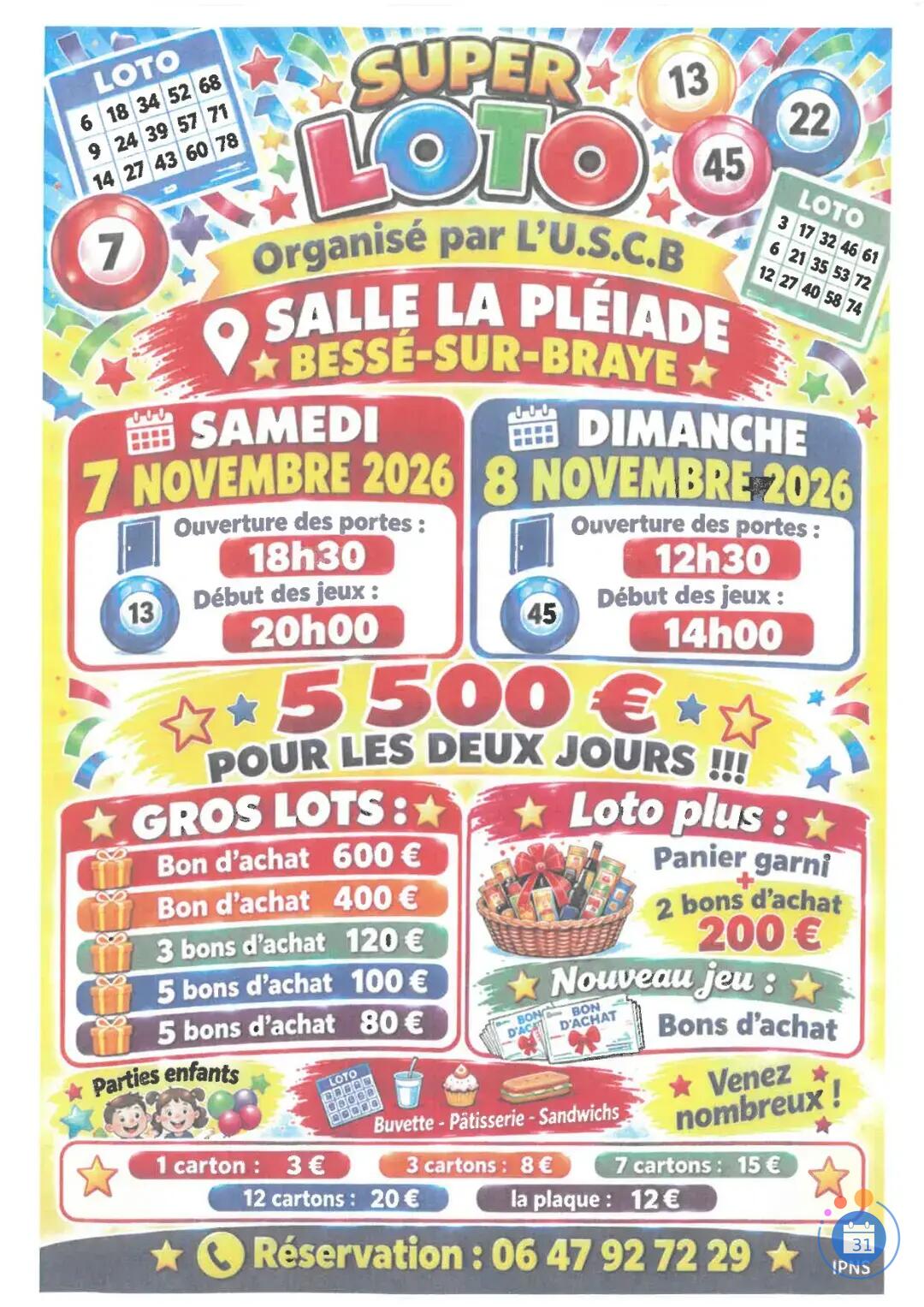 Image Super loto de l'USCB (photo 1)