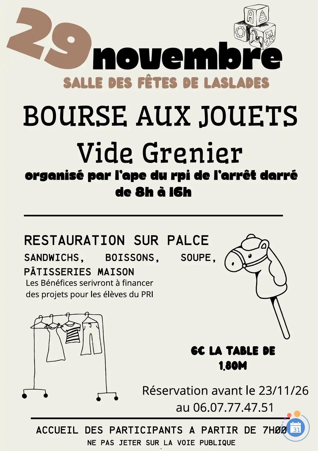 Image Bourse aux jouets et vide grenier (photo 1)