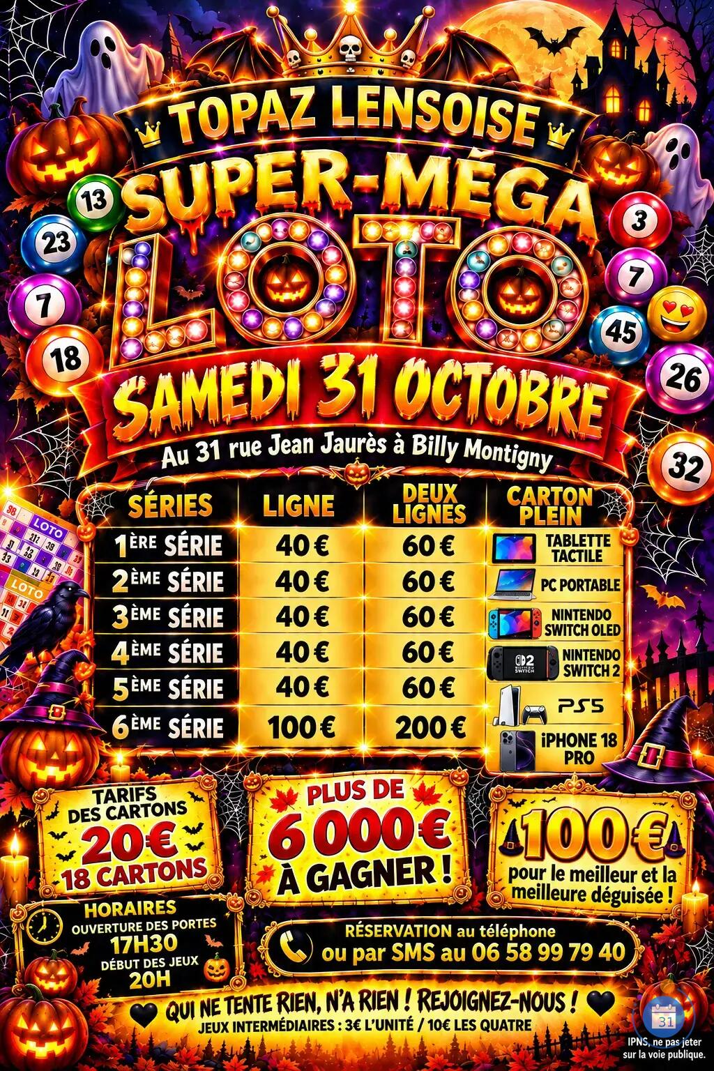 Image MEGA MEGA loto d'halloween (photo 1)