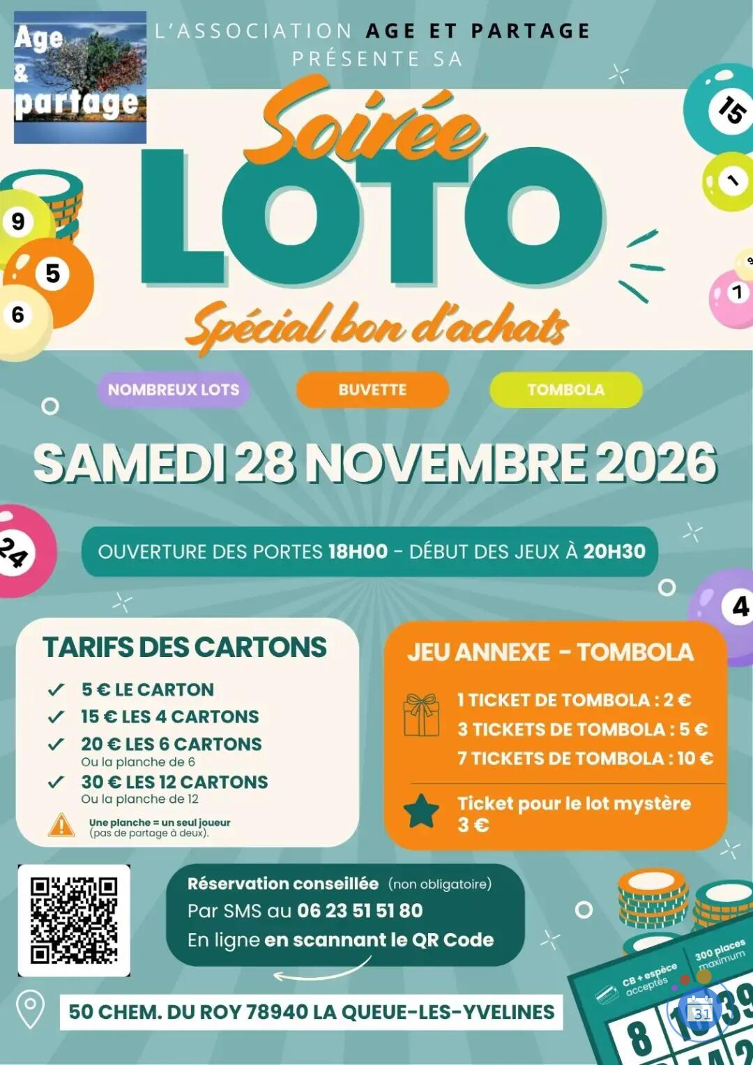 Image LOTO SOLIDAIRE AGE ET PARTAGE (photo 1)