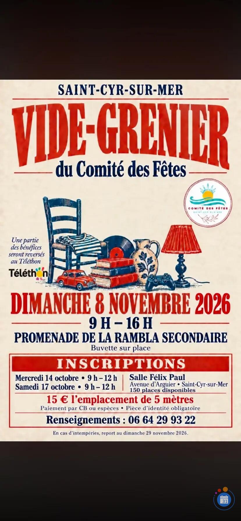 Image Vide Grenier du Comité des fêtes (photo 1)