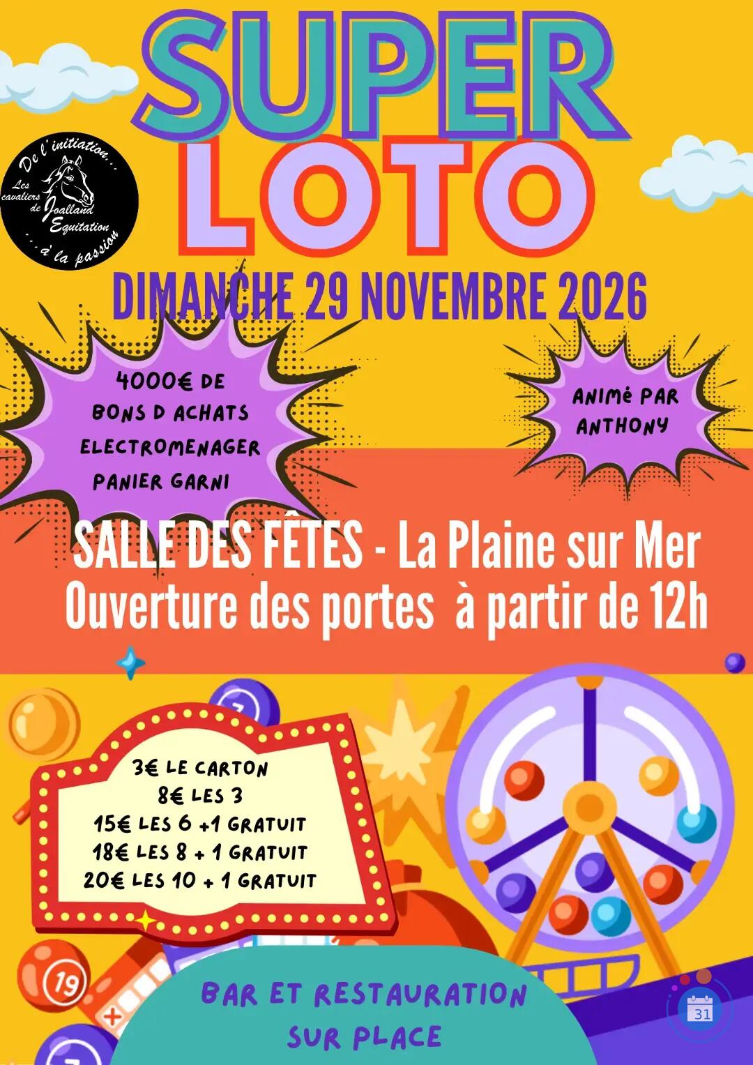 Image Super loto animé par Anthony Videloup (photo 1)