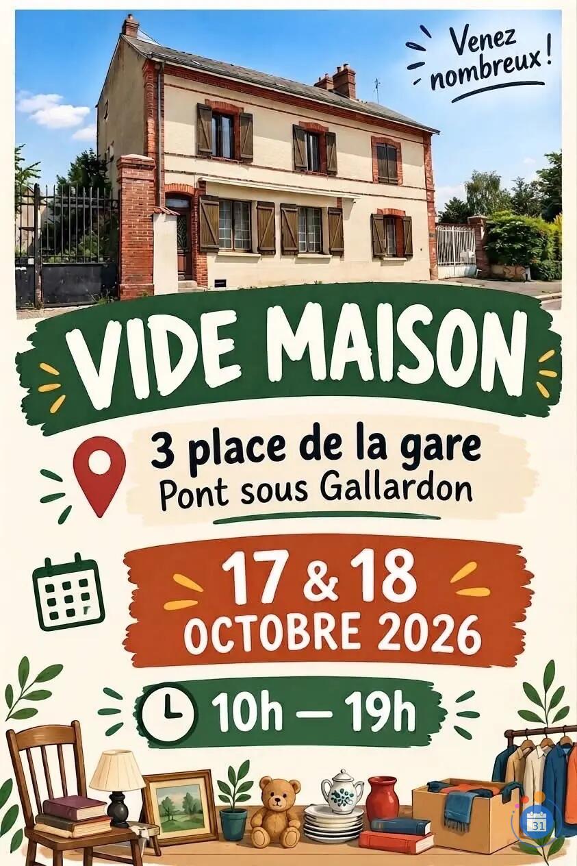 Image Vide maison Pont sous Gallardon (photo 1)