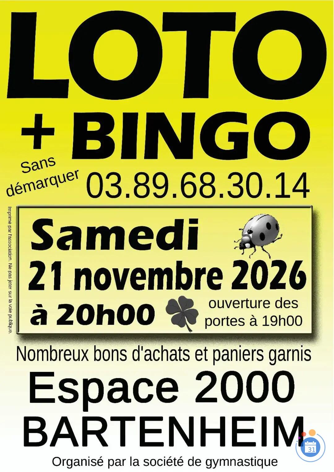Image LOTO + BINGO sans démarquer (photo 1)