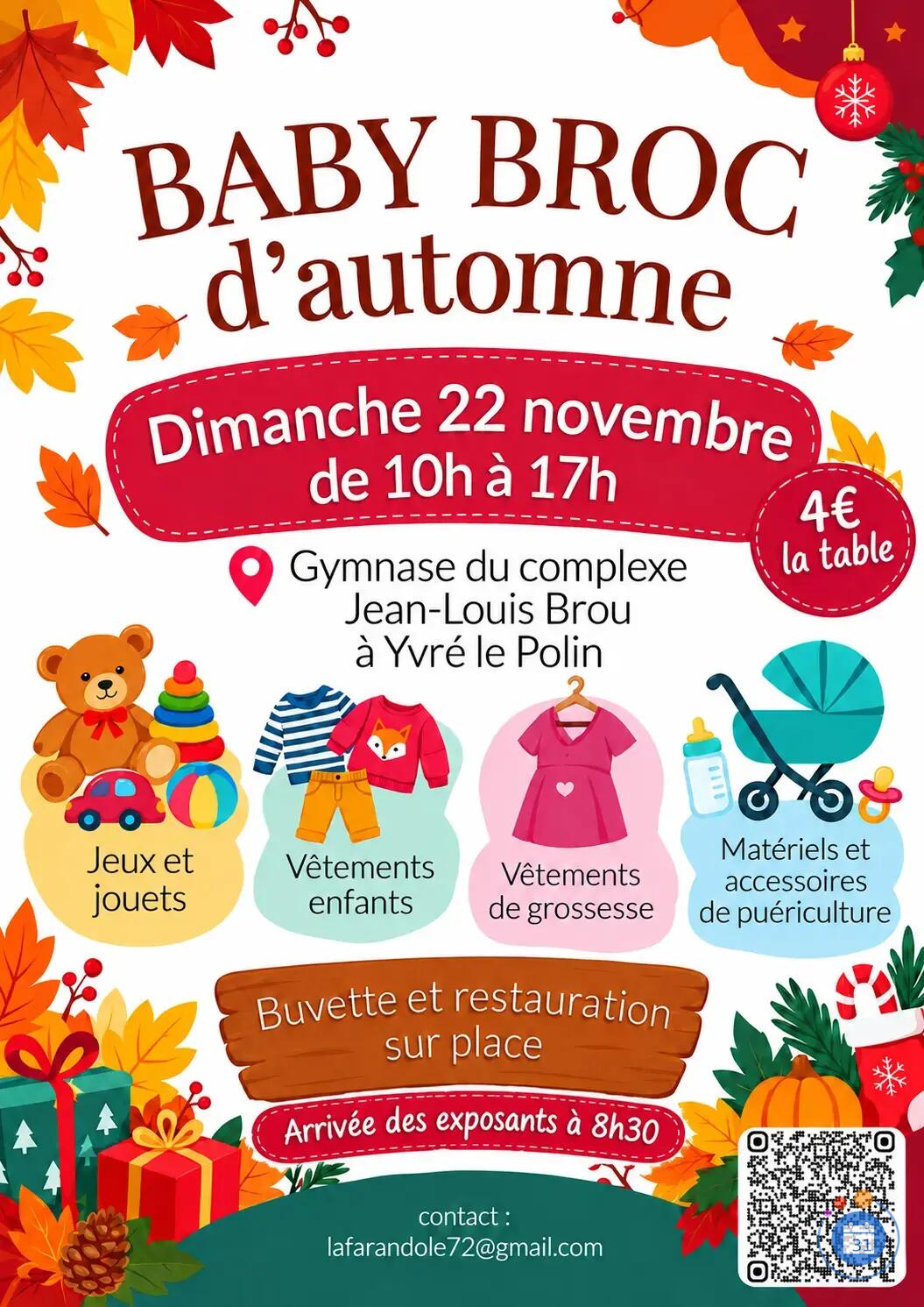 Image Baby Broc d'Automne - Yvré le Polin (photo 1)