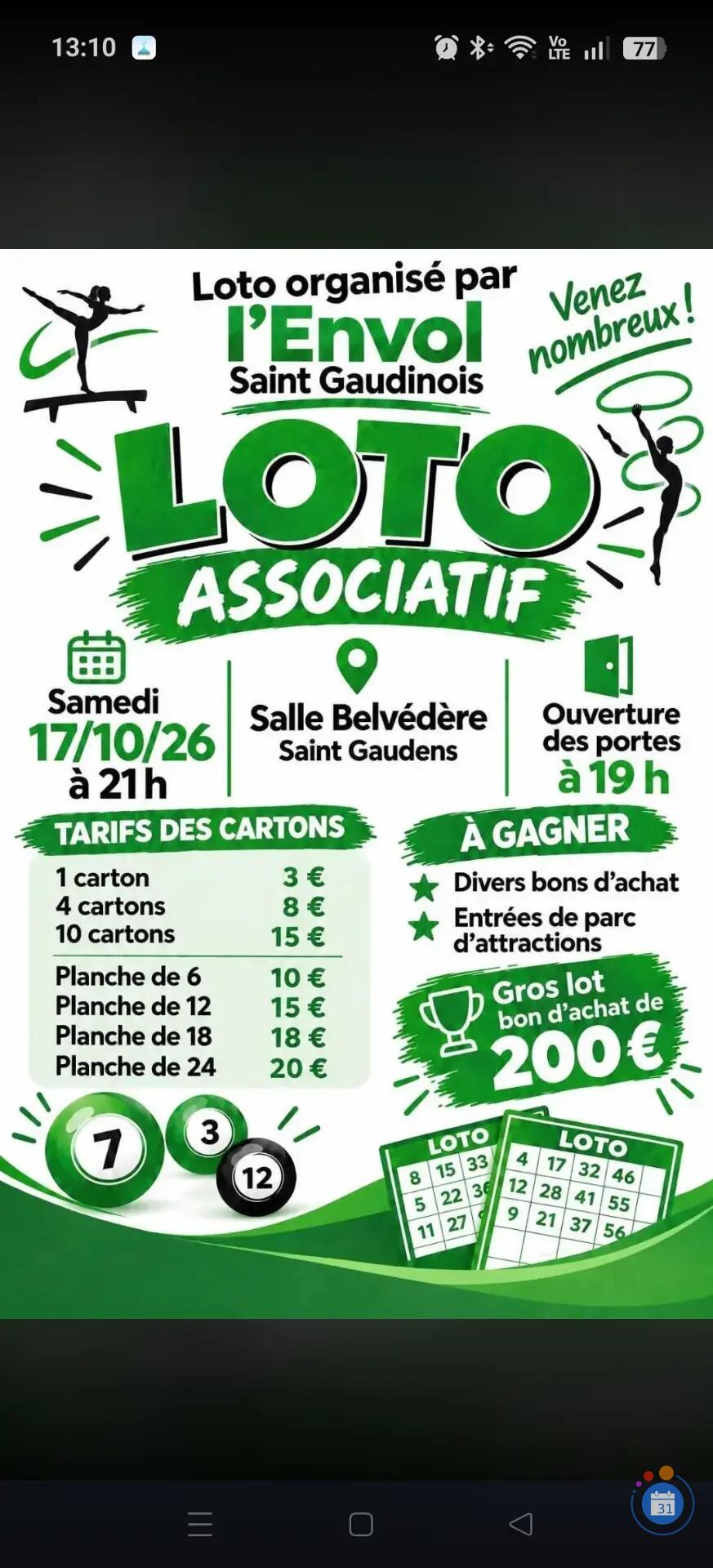 Image Loto club l envol (photo 1)