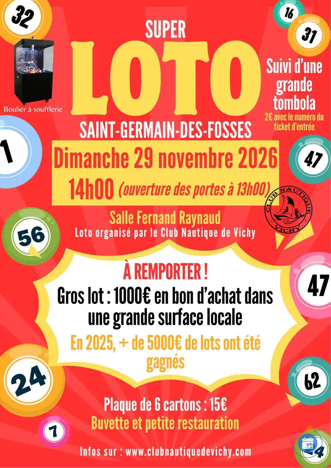 Image Super loto et grande tombola (photo 1)
