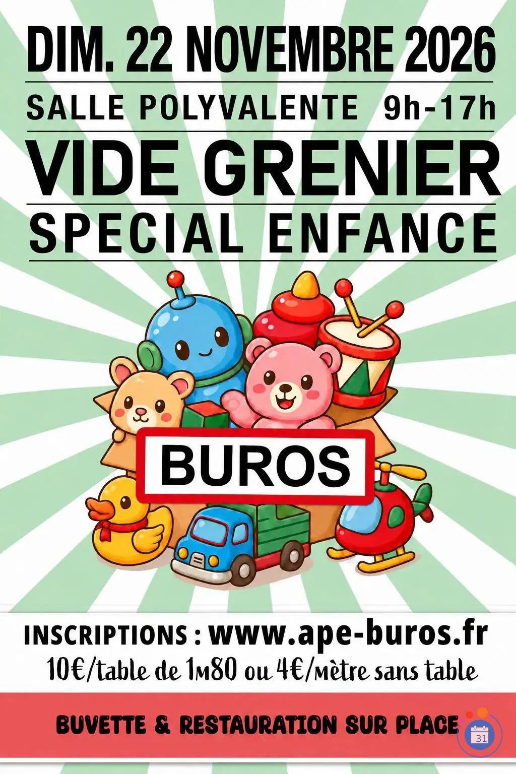 Image Vide grenier spécial ENFANCE (photo 1)