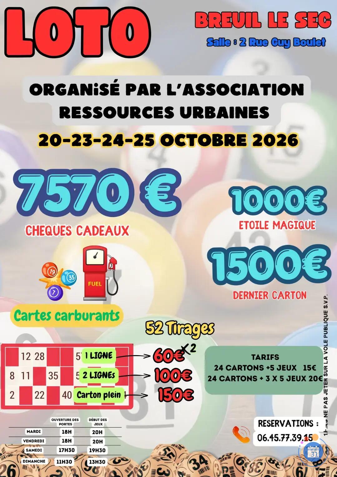 Image super loto chèques cadeaux et cartes carburants (photo 1)