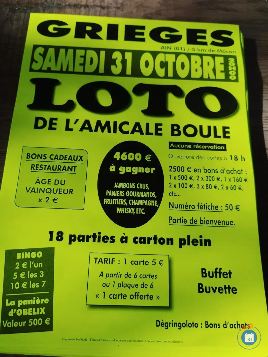 Image Loto Amicala Boule (photo 1)