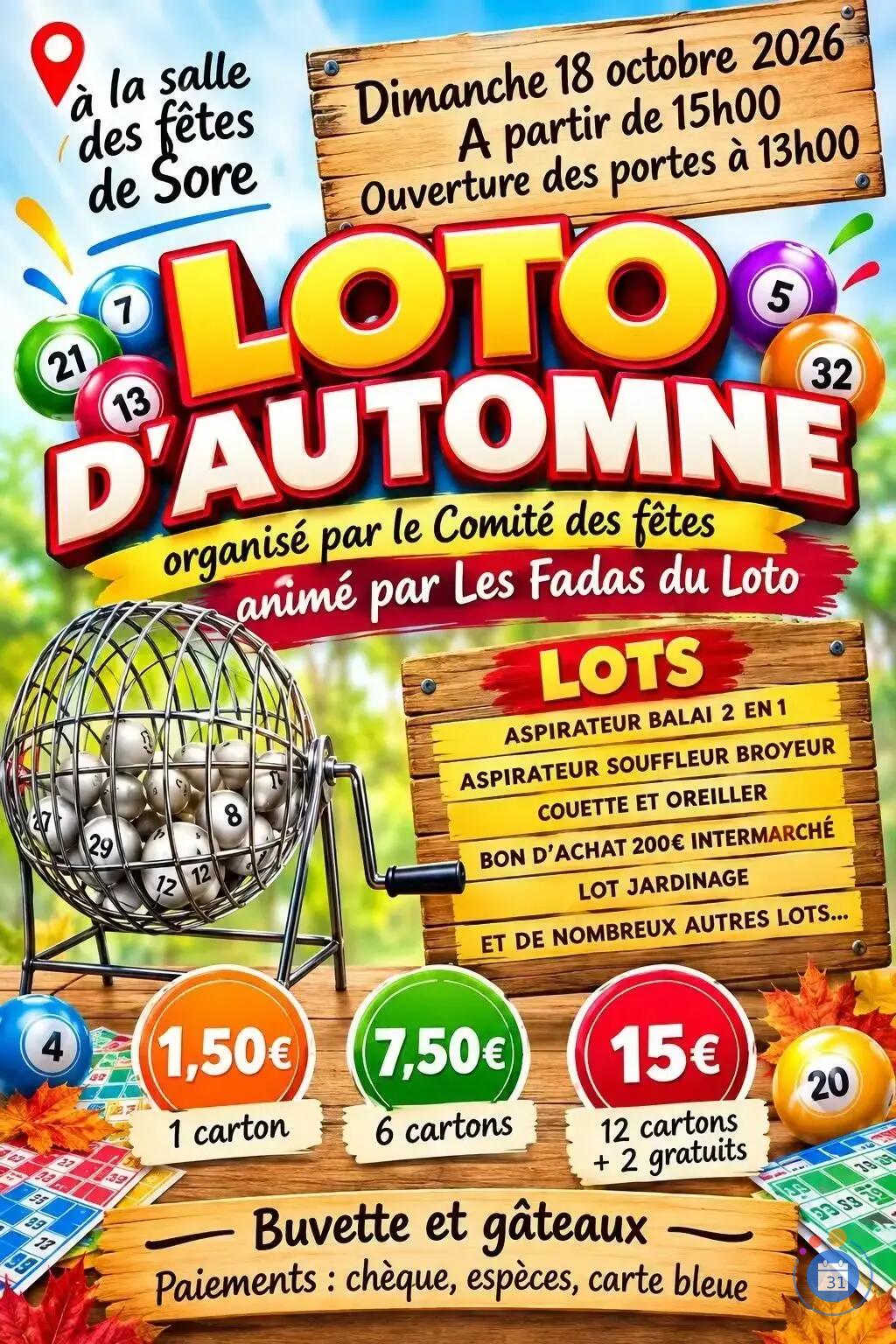 Image Super loto du comité des fêtes (photo 1)