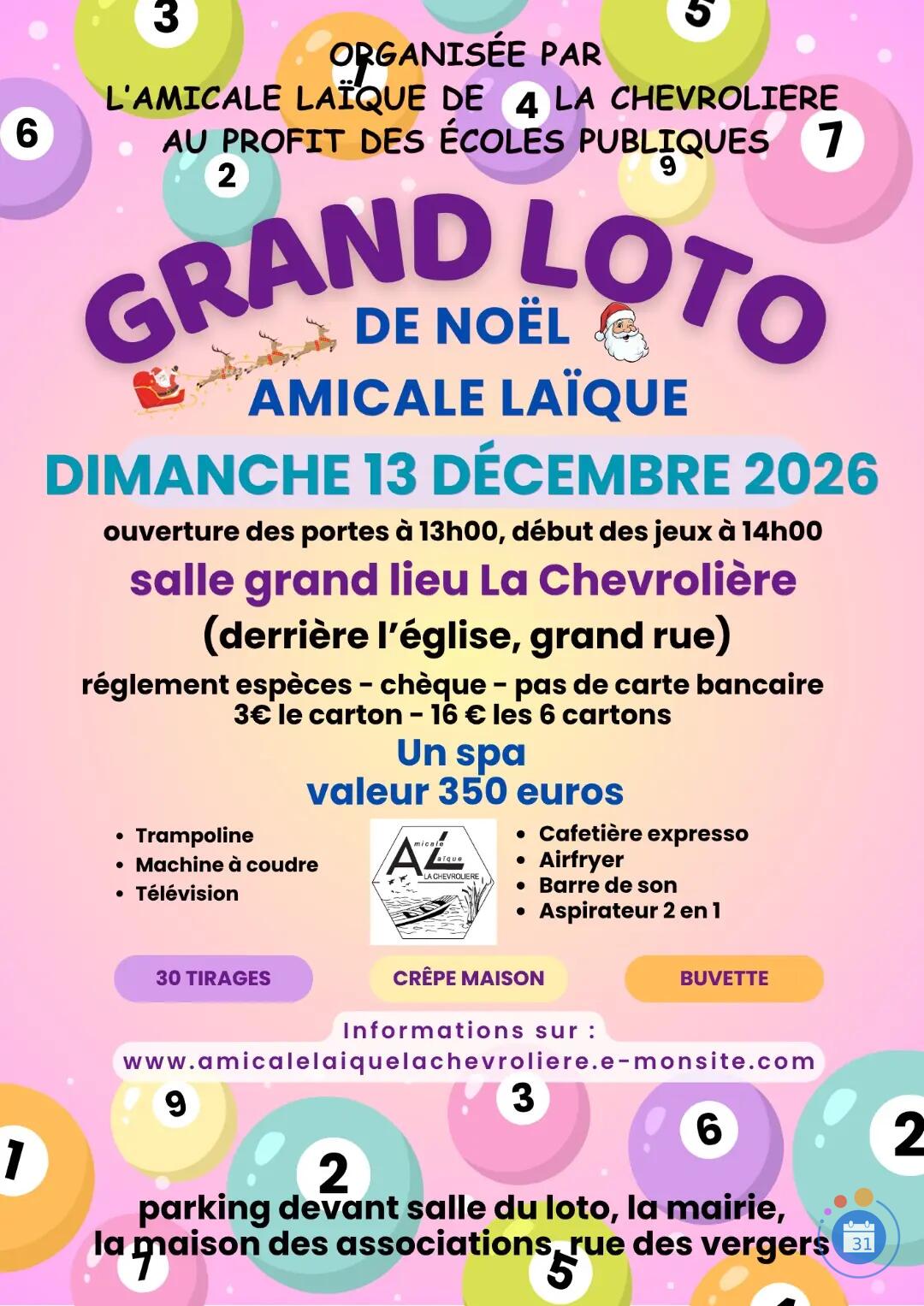 Image Grand Loto de Nöel (photo 1)