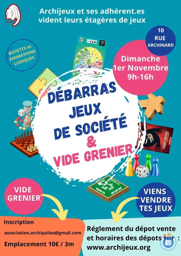 Image Débarras Jeux et vide grenier. (photo 1)
