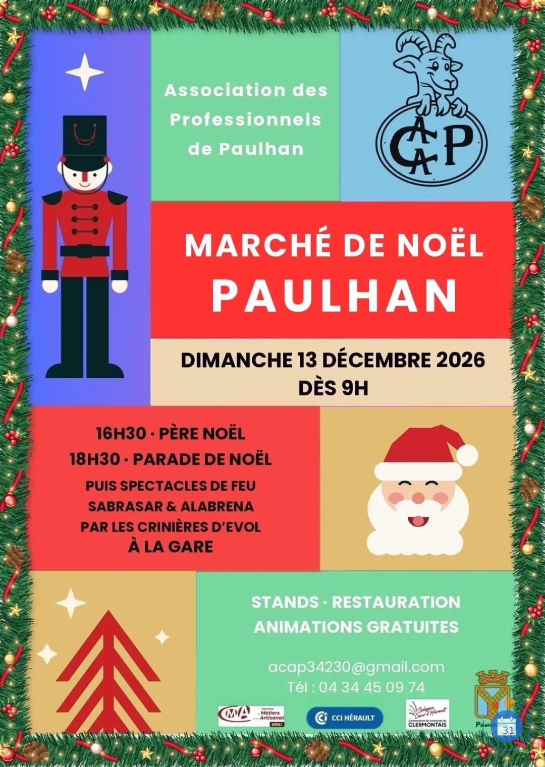 Image Marché de Noël de l’ACAP de Paulhan (photo 1)