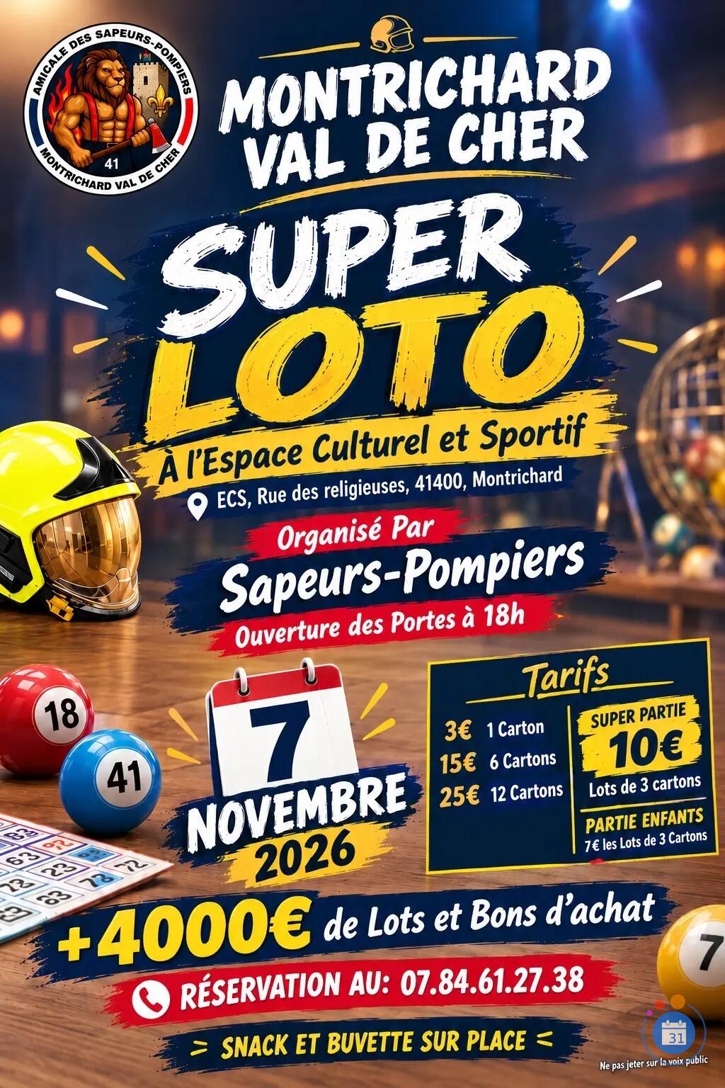Image Super loto des pompiers (photo 1)