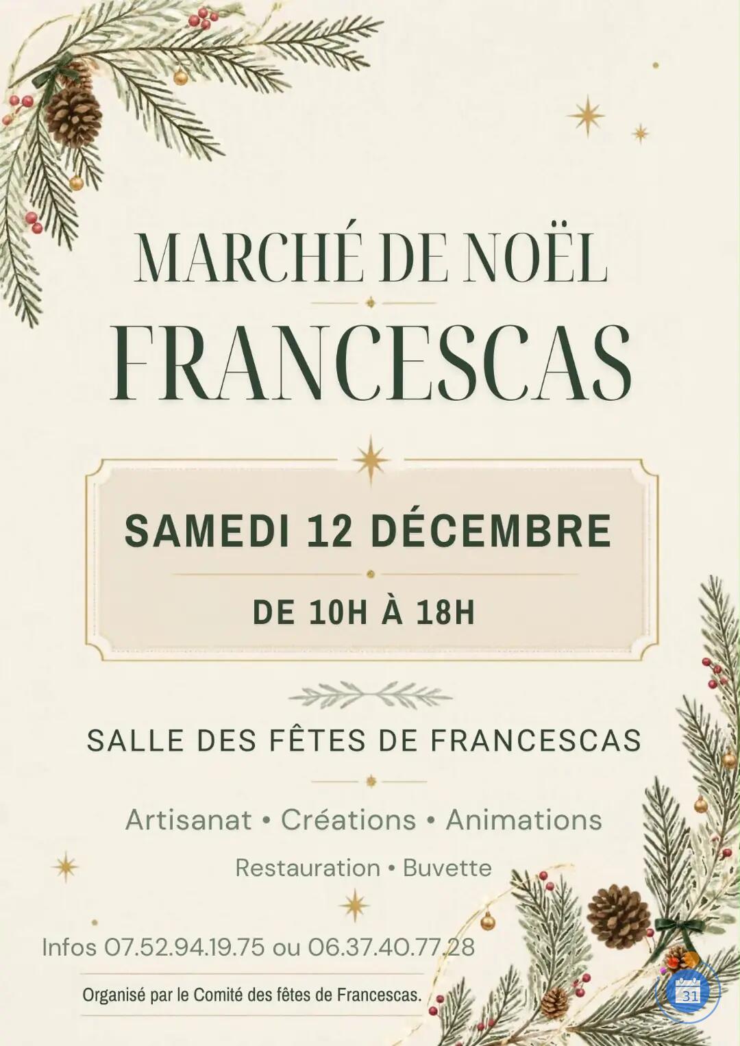 Image Marché de Noël Francescas (photo 1)