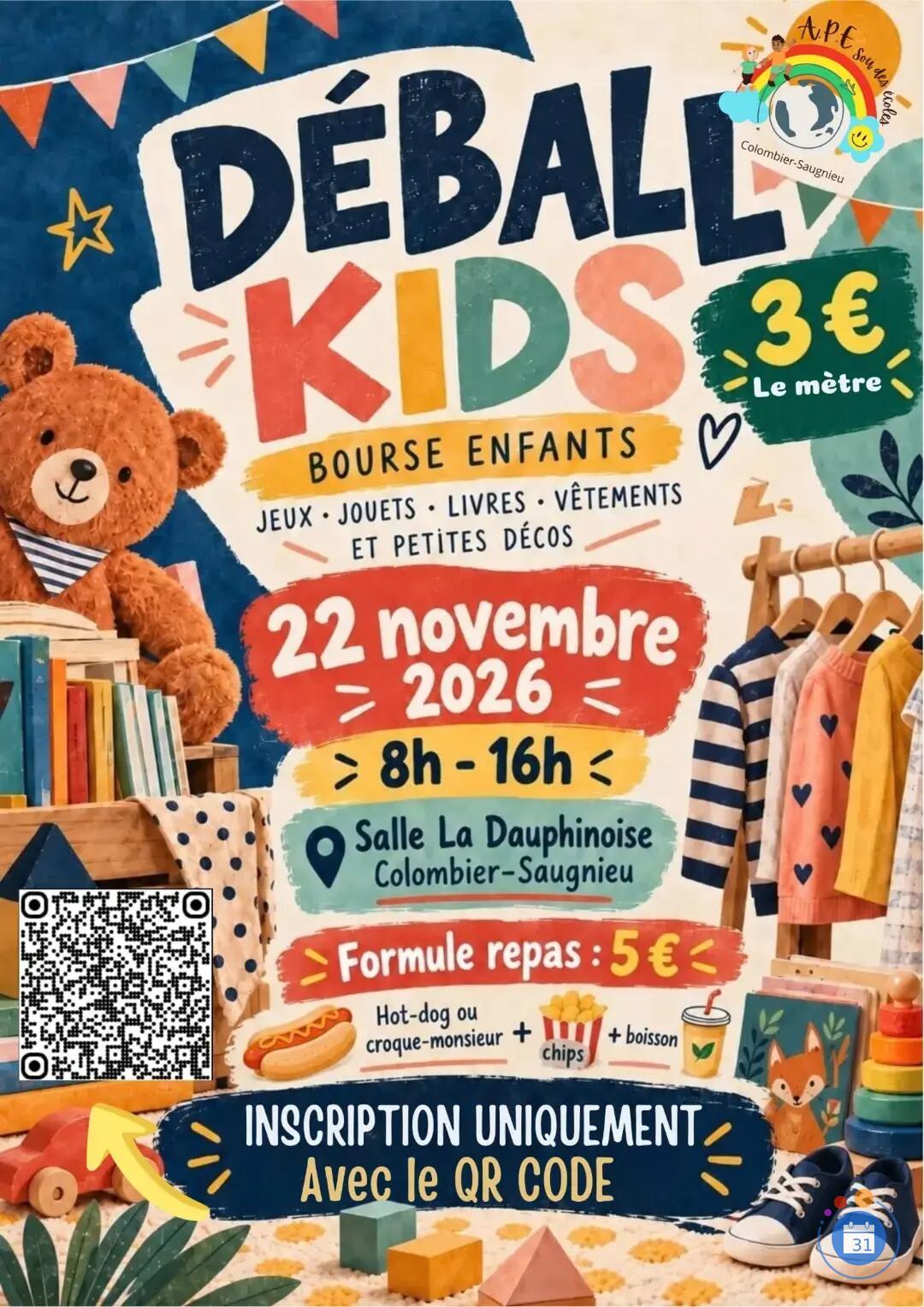 Image Deball'Kids - Vide grenier spécial enfants (photo 1)